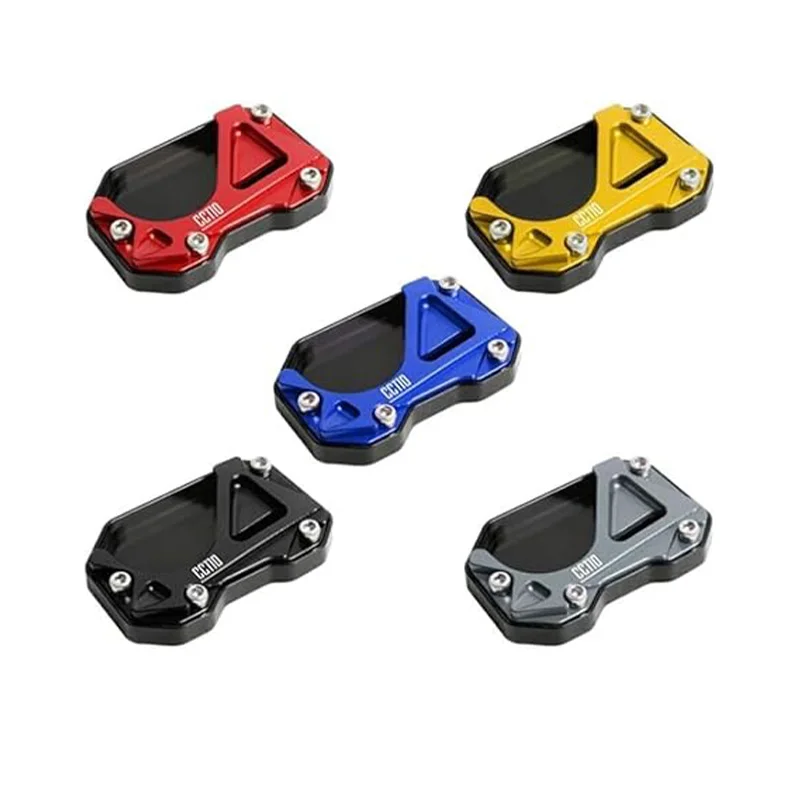 For Honda 110 Cross Cub 110  Motorcycle Accessories Foot Side Stand Enlarge Extension Pad Shelf Kickstand