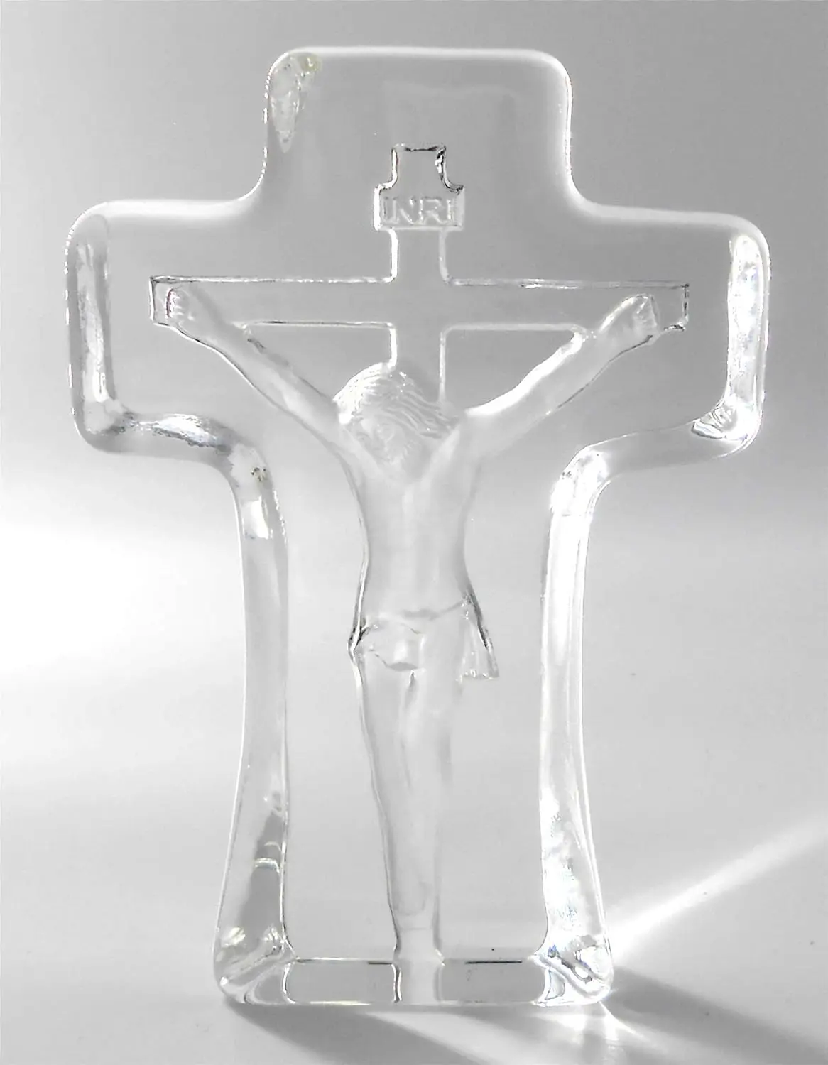 كريستيان ستاندينج كريستال قواعد الحلي مع صندوق هدايا الحرف الصلاة الكاثوليكية الديكور الديني هدايا الحفلات #4