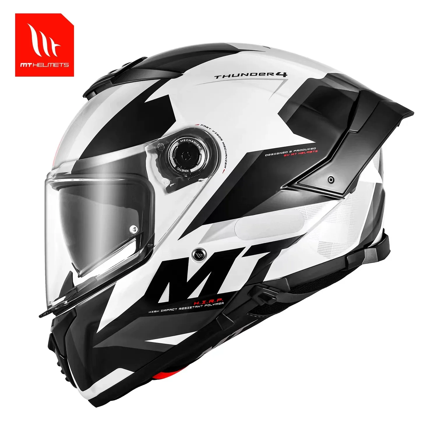 New Original Spain MT Thunder 4 SV Motorcycle Helmet ECE DOT Certification Full Face Double Lens Helmet Men Cascos Para Moto