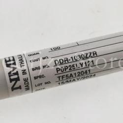 NMB 미니어처 스테인리스강 베어링, DDR-1030ZZRP0P25LY121 = SS623ZZ 623HZZ W623-2Z 3mm X 10mm X 4mm, 10 개