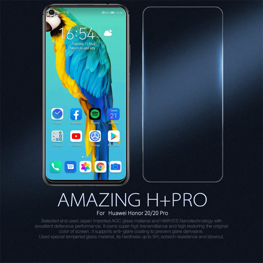 Nillkin H+Pro Clear Tempered Glass For Huawei Enjoy 9 Screen Protector