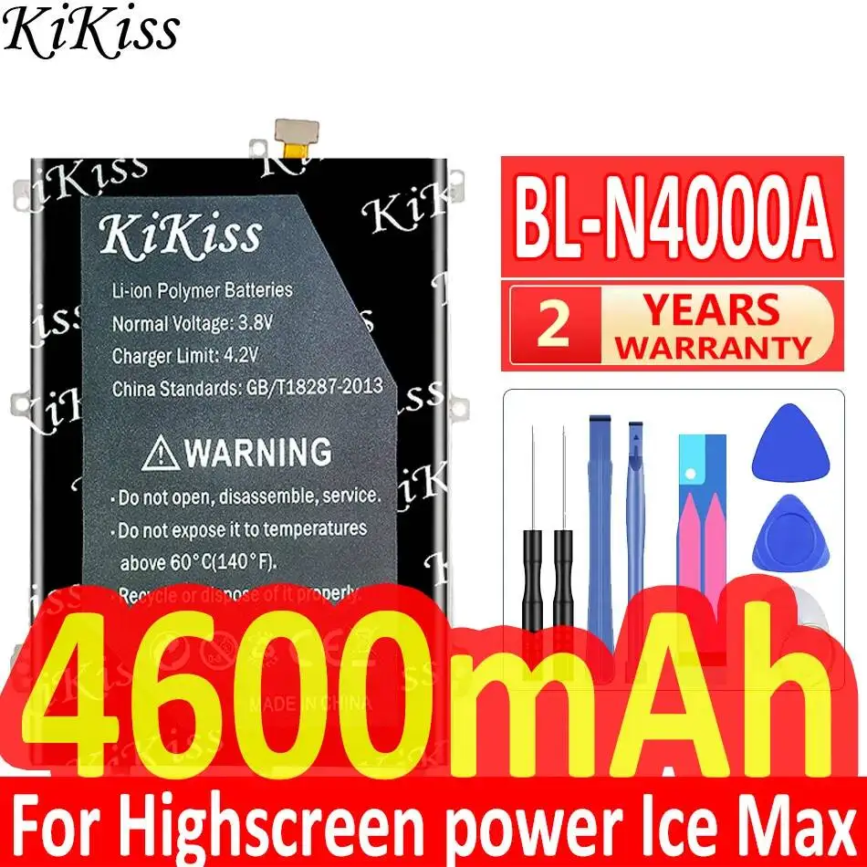 4600mAh For Highscreen Power Ice Max Mobile Phone Battery Long Lasting BL-N4000A
