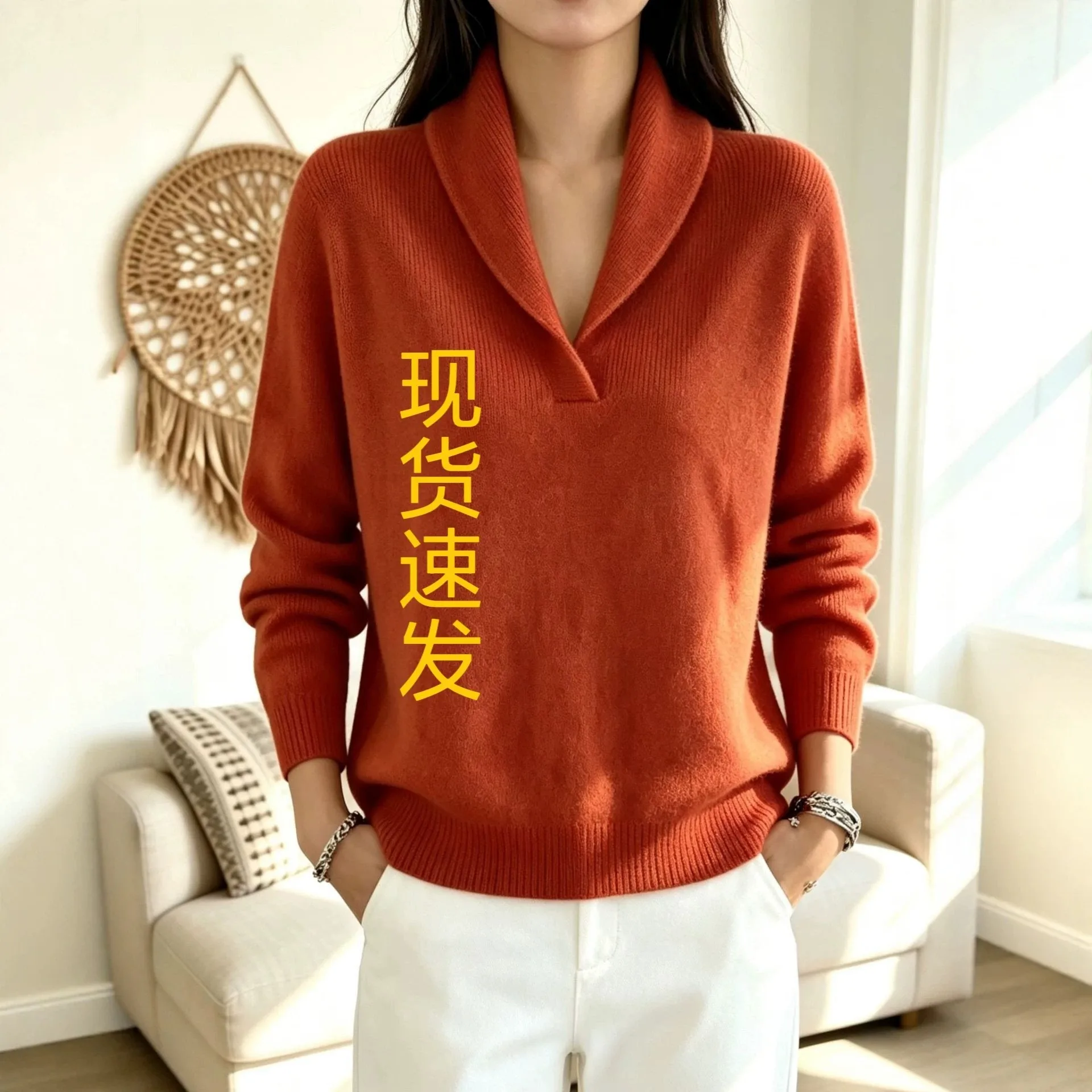 Loose Fit Pullover Top Regular Length Casual with Long Sleeve Women Long Sleeve Top Medium Weight Japanese Korean Casual Single