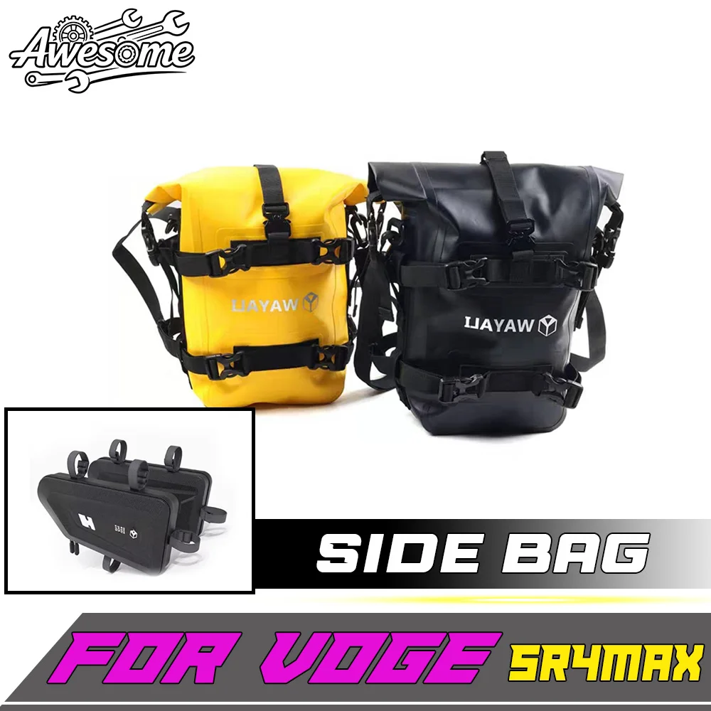 Waterproof Crash Bar Bag Side Saddle Bag for VOGE SR4 Max Motorcycle Travel Luggage Hanging Pannier Accessories VG-SR4 MAX