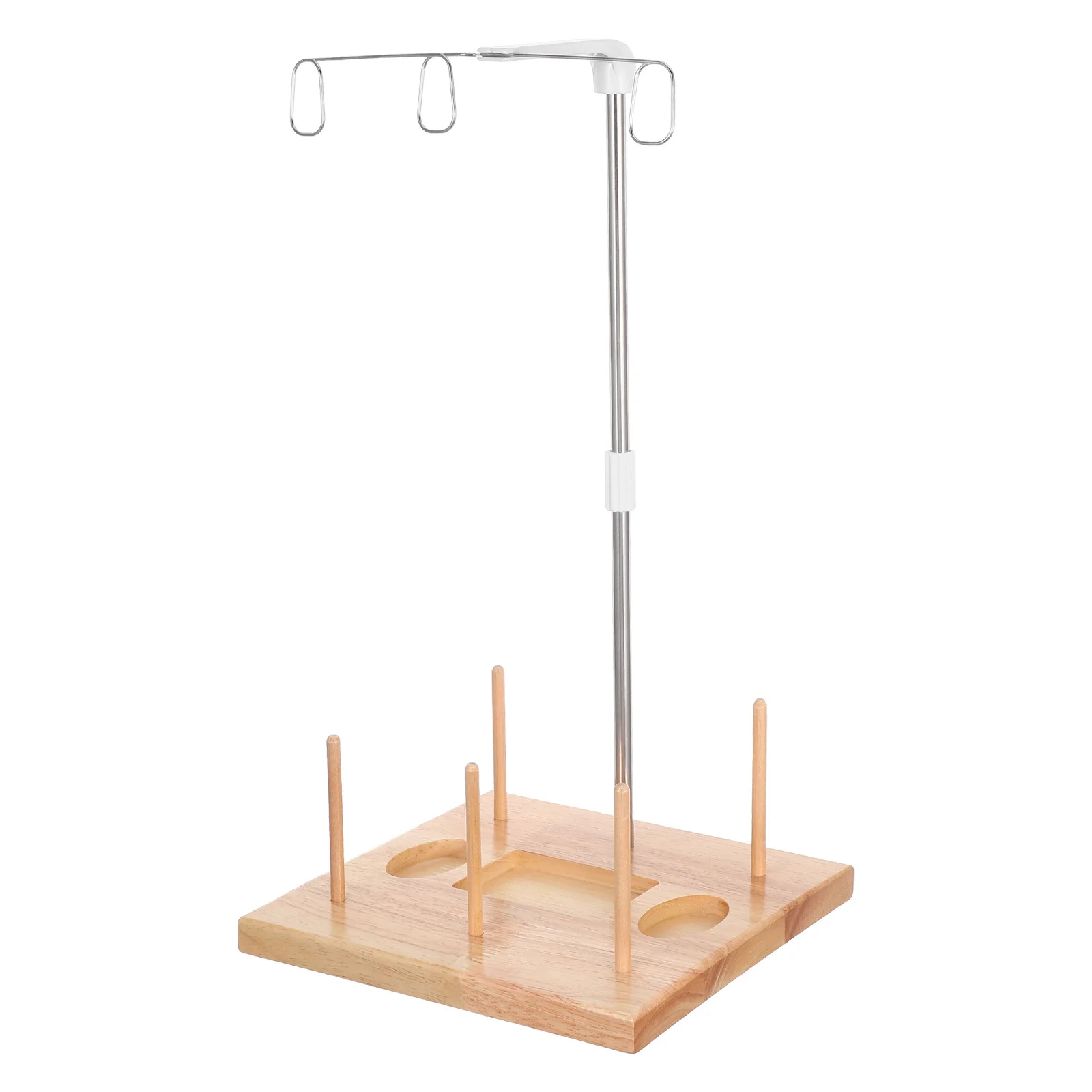 

Wood Sewing Thread Rack Large Spool Holder Stand Home Machines Organizer Enhances Stitching Experience