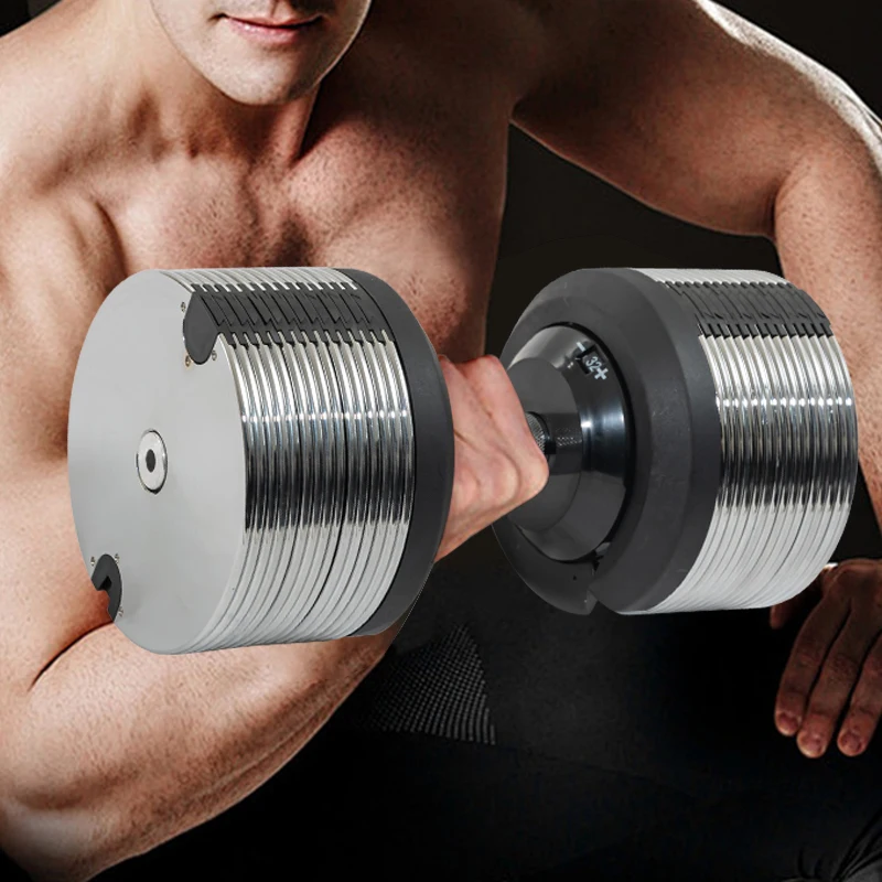 

Adjustable dumbbell 24kg/53lb multi weight exercise