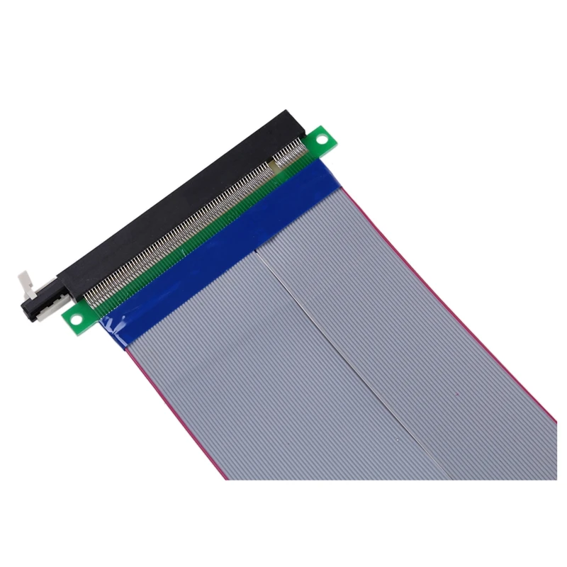 Hot TTKK 2X PCI-E Express 16X Riser Card Extender Extension Cable Ribbon Flex