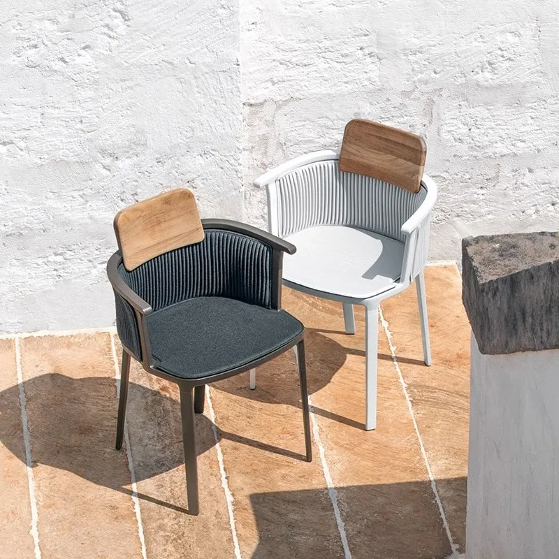 新しいアルミニウム合金の屋外テーブルと椅子、ステンレス鋼のバーテーブルチェア、丸テーブル、バルコニーレジャー、高級