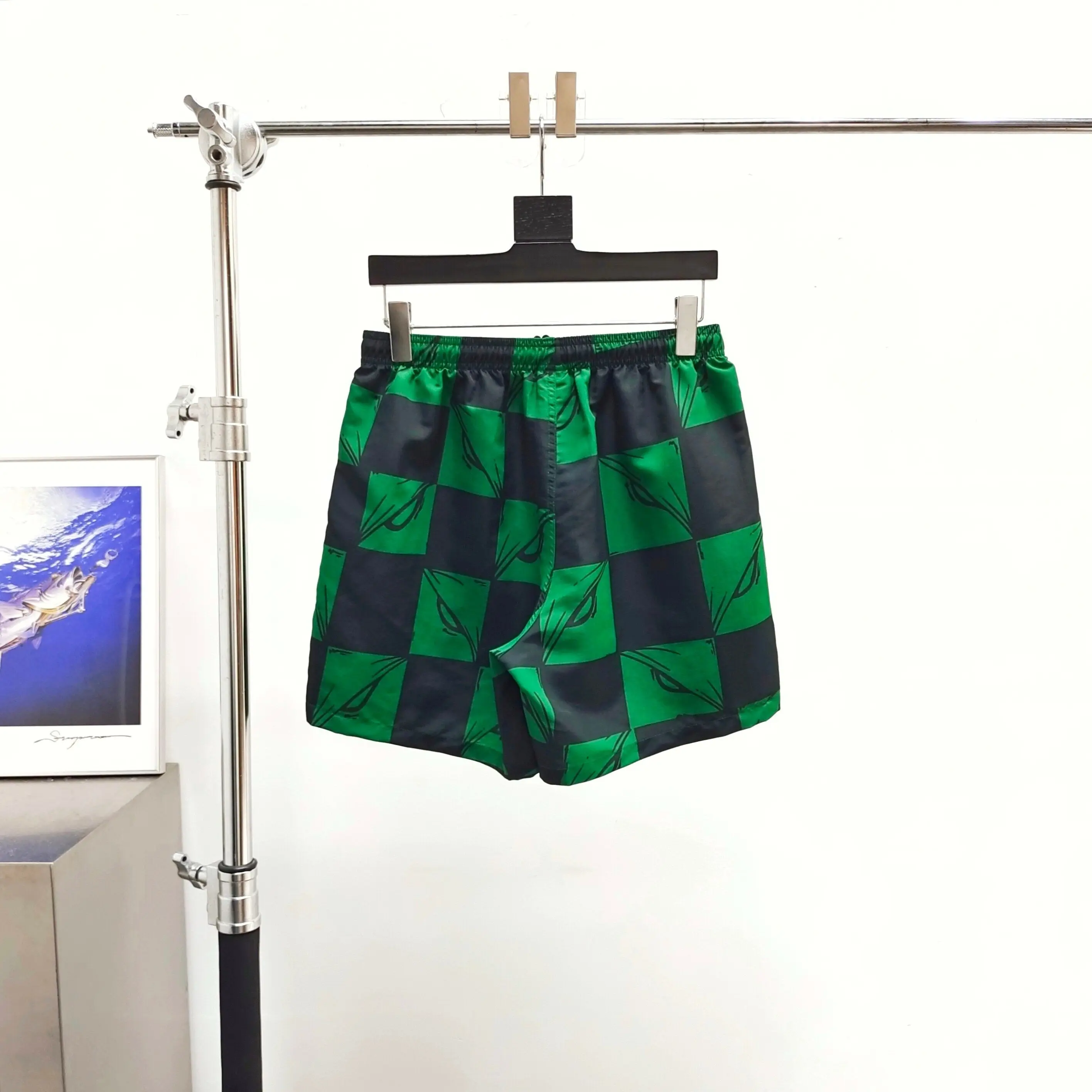 Matty Boy Anti Promo Green Haig Beach Shorts