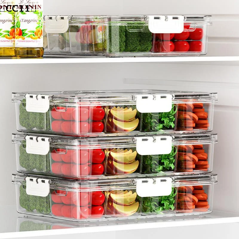 Plato dividido con tapa, caja  - Food Storage Dividers reseña y precio