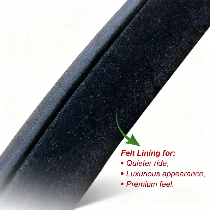 51727122433 Door Rubber Weatherstrip Seal For 2004-2010 E60 E61 BMW 525i 528i 530i 535i 545i 550i M5Edge Protector  51727122434 view 3