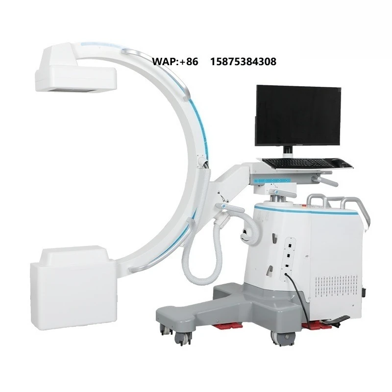 Genie Medical Máquina de Rayos X Médica Portátil de 5kW con Brazo en C, Venta Directa de Fábrica, Equipo de Imagenología de Rayos X