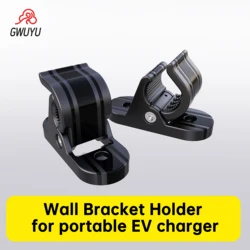 Universal Wall-Mounted Bracket Clamp Fixed Clips Screw Mount Holder Stand For Portable EV Charger Box Type 1 Type 2 EVSE