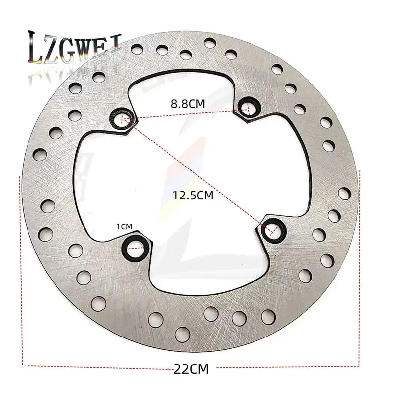 Motorcycle Front Rear Brake Disc Rotor For Honda CRF230 CRM250 SL230 SL250 XL250 XLR250 XR250 XR400 XR440 XR600 R  XR650