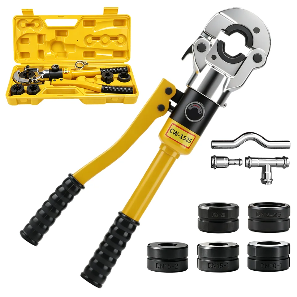 CW-1525 Premium Mechanical Pressure Pipe Clamp Clamp Water Heating Valve Pipe Clamp Quick Crimping Water Pipe Tool