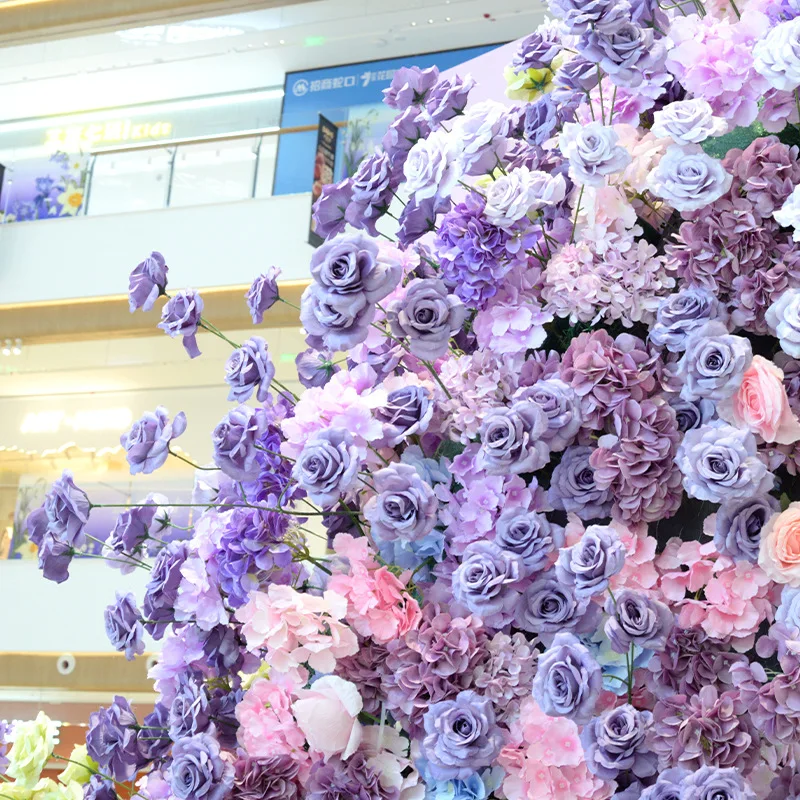 Simulation flower Monet garden wind series wedding auditorium road set