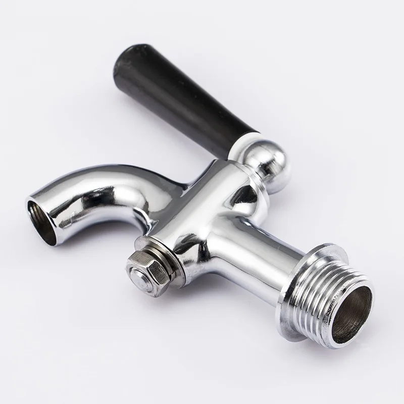 1pc High Quality Brass Chrome Finished Bibcock Insulation Bucket Tap Teacup Open Bucket Electric Teapot Water Faucet