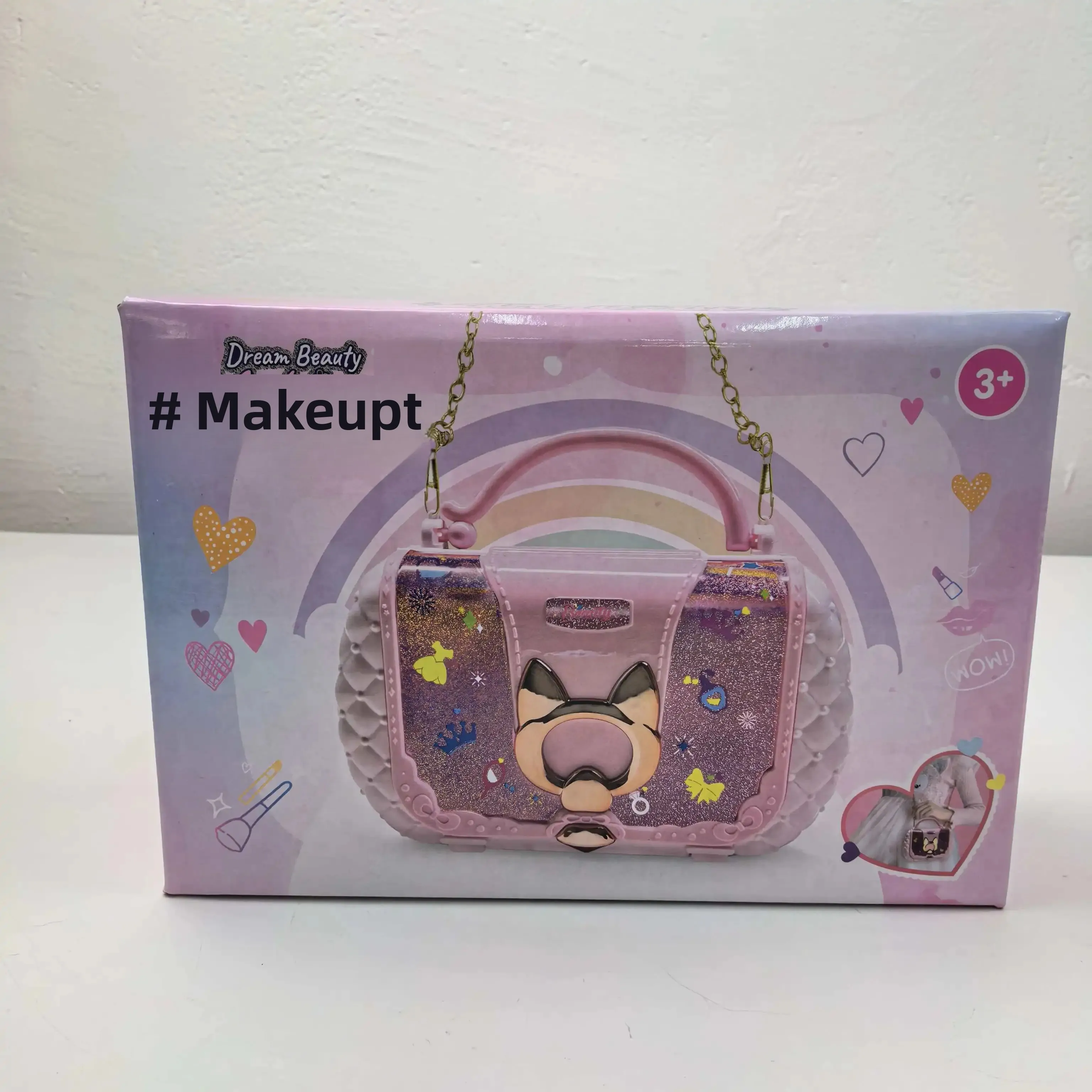 صندوق ألعاب مكياج بحقيبة كتف واحدة #4