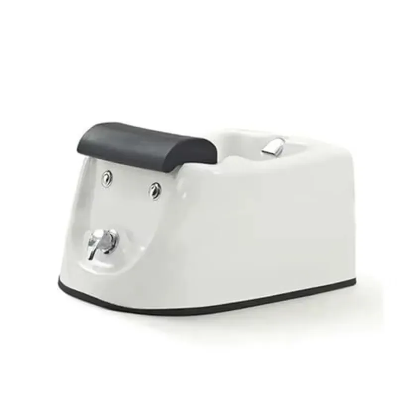 Acrylic Foot Spa Basin with Massage Nozzle for Nail Salons