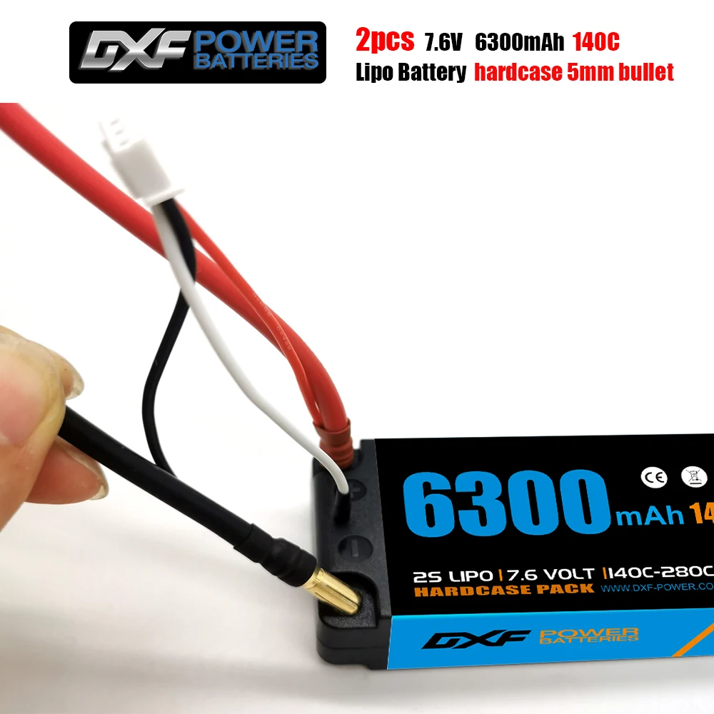 DXF 2S 3S 4S 6S Lipo Battery 7.6V 11.1V 15.2V 14.8V 22.2V 5300mAh 5200Mah 8400Mah 7000mAh 6200mAh 6750mAh 6500mAh for RC Parts