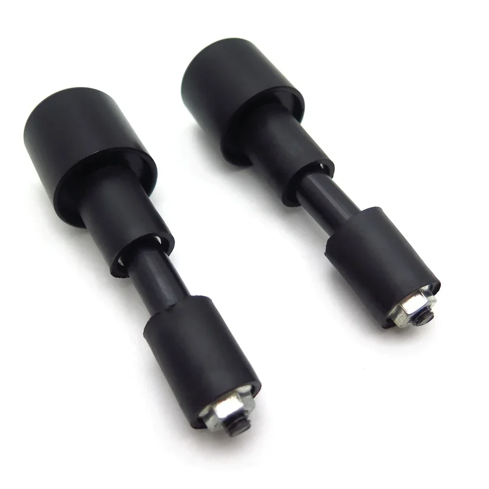 

Motorcycel Parts Black 2x 22mm Motorcycle Anti Vibration Handle Bar End Plug Grip Ends Caps