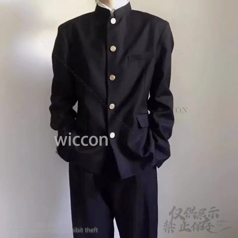 

New Anime GinpachiSensei Cosplay Takasugi Shinsuke Costume DK School Uniform Cos Gintamo Wig Adult Man Halloween Customzied