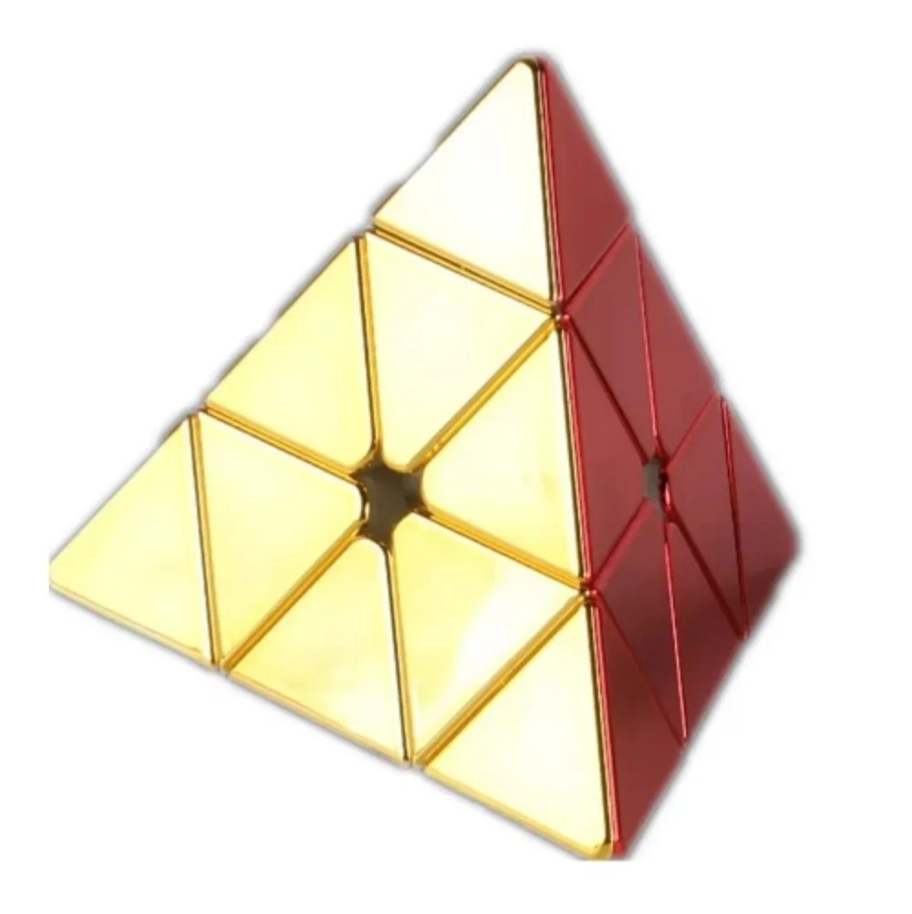 Shengshou-Pyramid Magnetic Magic Cube, Puzzle Velocidade Profissional, Brinquedos Educativos, Legend Plating, 3x3x3