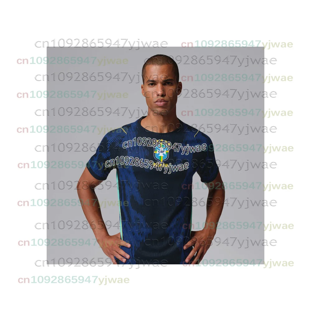 

2026 New Season Brazil Team World Competition Sport Jersey Men's Soccer Fans Athleisure T-Shirt Summer Quick-dry Motocycles Tops