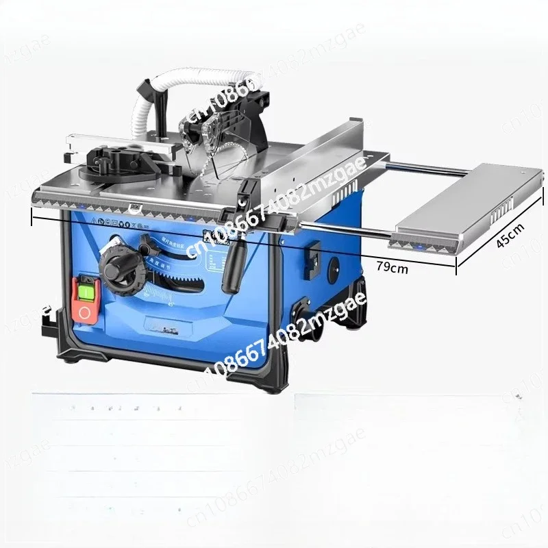 

8,5-дюймовая настольная пила для деревообработки, бытовая пылеотводящая пила, многофункциональный прецизионный станок для резки с защитой от пыли, торцовочная пила под углом 45 градусов