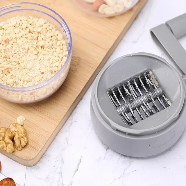 Hand-Operated Multi-Function Kitchen Gadget JSQ888 for Nut Grinding And Garlic Paste Making Durable Home Cooking Tool