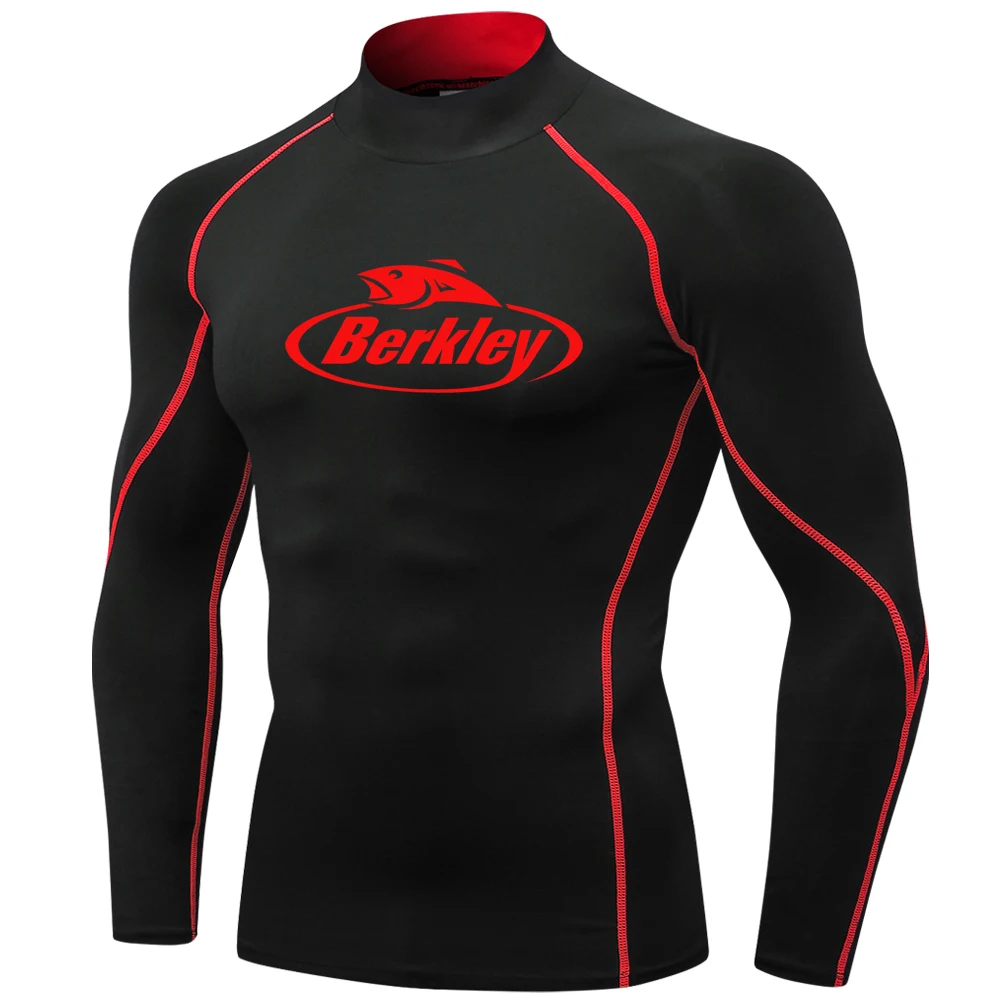 Men's Berkley Compression T-shirt Long Sleeve Sport Tees Gym Fitness Sweatshirt Male Jogging Tracksuit Homme Athletic Shirt Tops