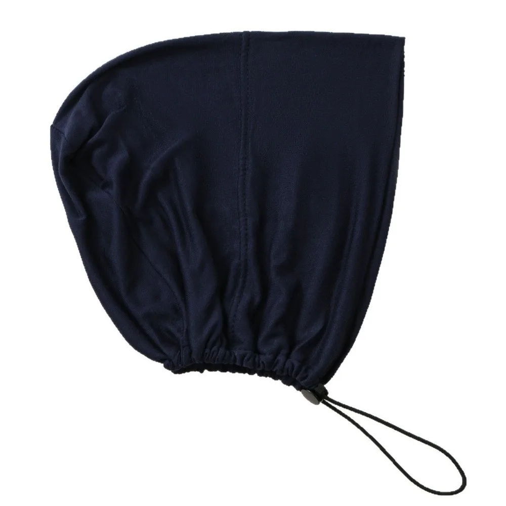 

New Full Cover Bonnet Hat Elastic Drawstring Headwear Cover White Hair Soft Headband Cap Gift
