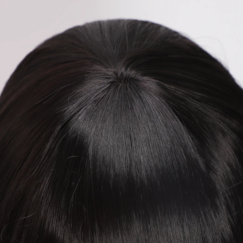 لعبة أنيمي ليمبوس شركة Ryoshu شعر مستعار تأثيري أسود مقاومة للحرارة الاصطناعية الشعر هالوين كرنفال الدعائم الطرف للنساء الرجال