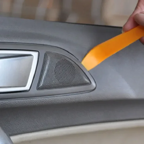 Imagen 2 del producto Juego de herramientas de desmontaje de Clip para puerta de coche, Kits de reacondicionamiento estéreo DVD, Panel embellecedor de plástico Interior, herramienta de extracción de tablero, 4/1 Uds.