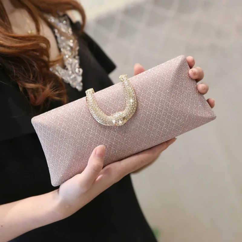 

New Arrival Plaid Fine Flash Handbag Fashion Square Grid Banquet Dress Clutch Bag Women's Cocktail Wedding Party Evening Bags