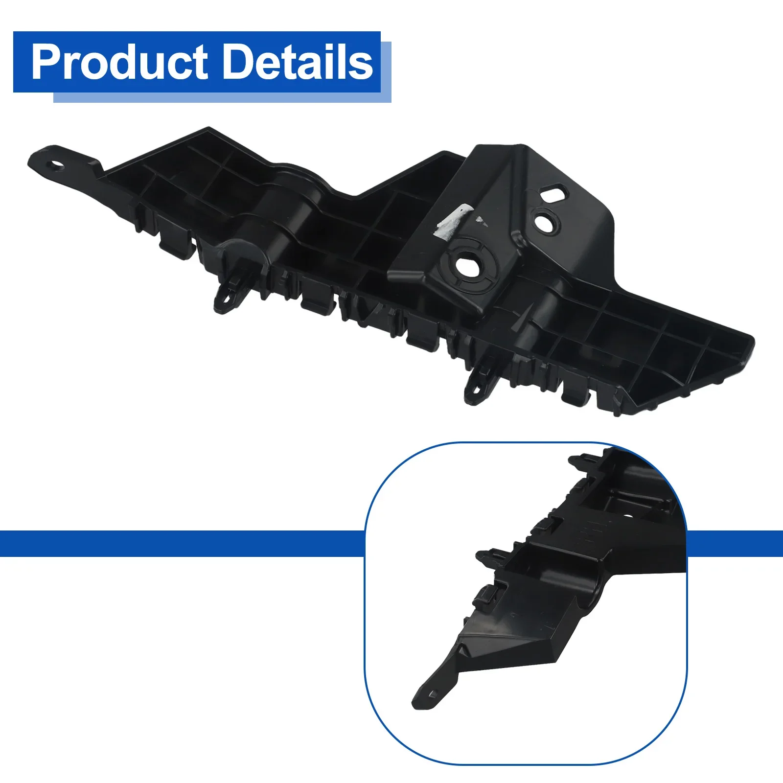 

Set Bumper Guide Bracket Accessories Front Pair Parts Repair Replacement Spare For Buick Long Lasting High Quality