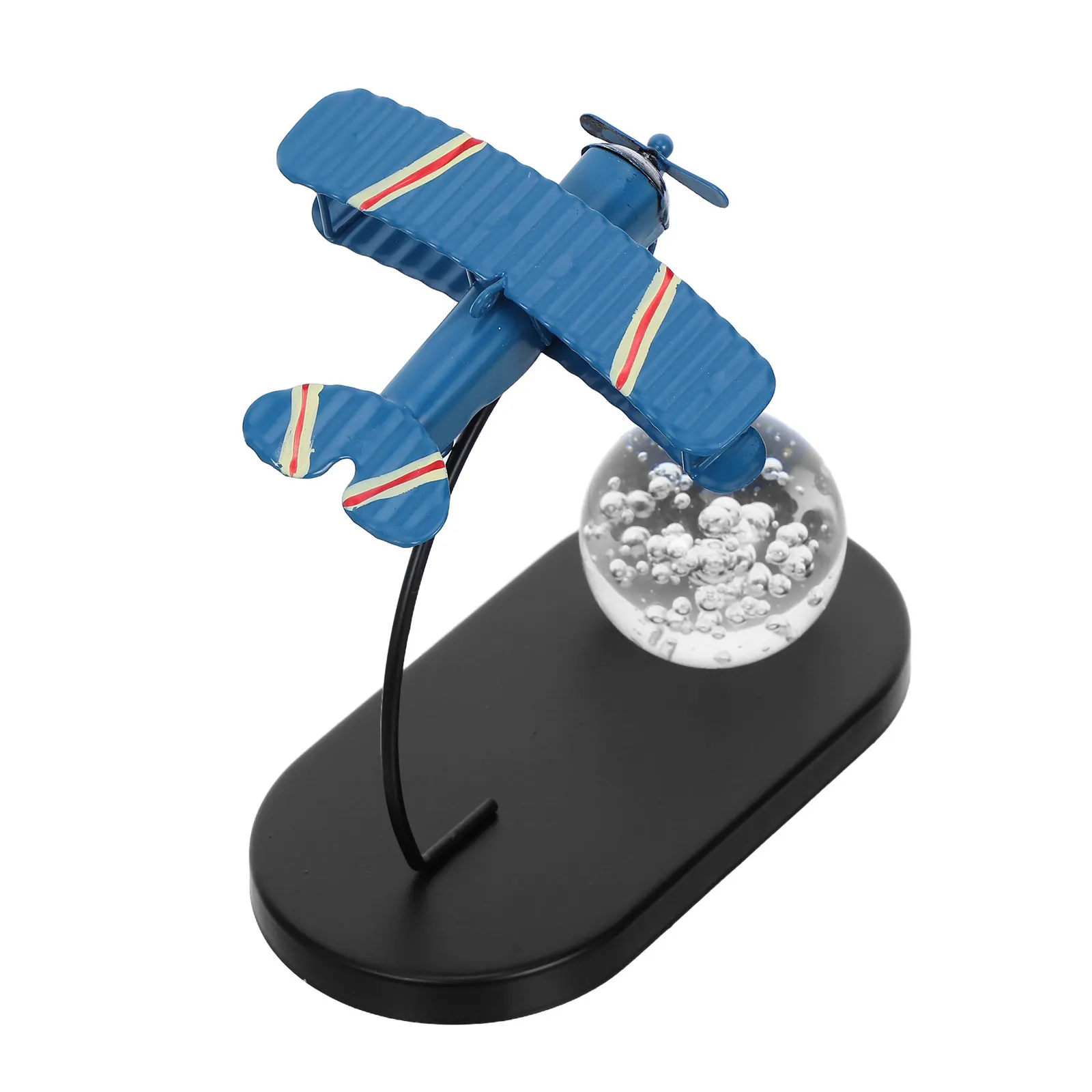 

Ретро-миниатюрный самолет: винтажный железный авиамодель для декора дома и офиса, настольное украшение, подвесное украшение для рабочего стола