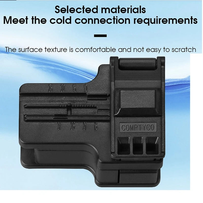 3X comptyco AUA-X01 FTTH คีมตัดสายไฟเบอร์ออปติกขนาดเล็ก ABS สายเคเบิลหัวตัดไฟเบอร์ความแม่นยำสูงเครื่องมือตัดการเชื่อมต่อแบบเย็น