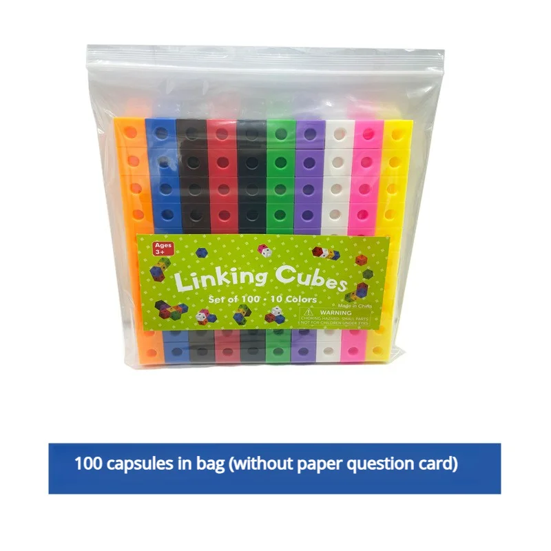 Magic Cube Puzzle Building Blocks Kindergarten Educational Color Recognition DIY Building Blocks Toys Gifts With Changing Colors