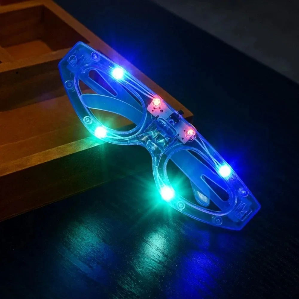 Originality LED Light Up Glasses Glow In Dark Masquerade Glow In The Dark Glasses Birthday Party Flash Party Sunglasses