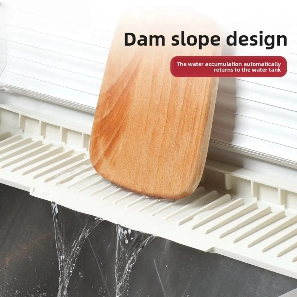 

Silicone Sink Splash Pad Large Size Single Side Faucet Drip Mat Non-Slip Countertop Protector Water Catcher Mat for Kitchen Sink