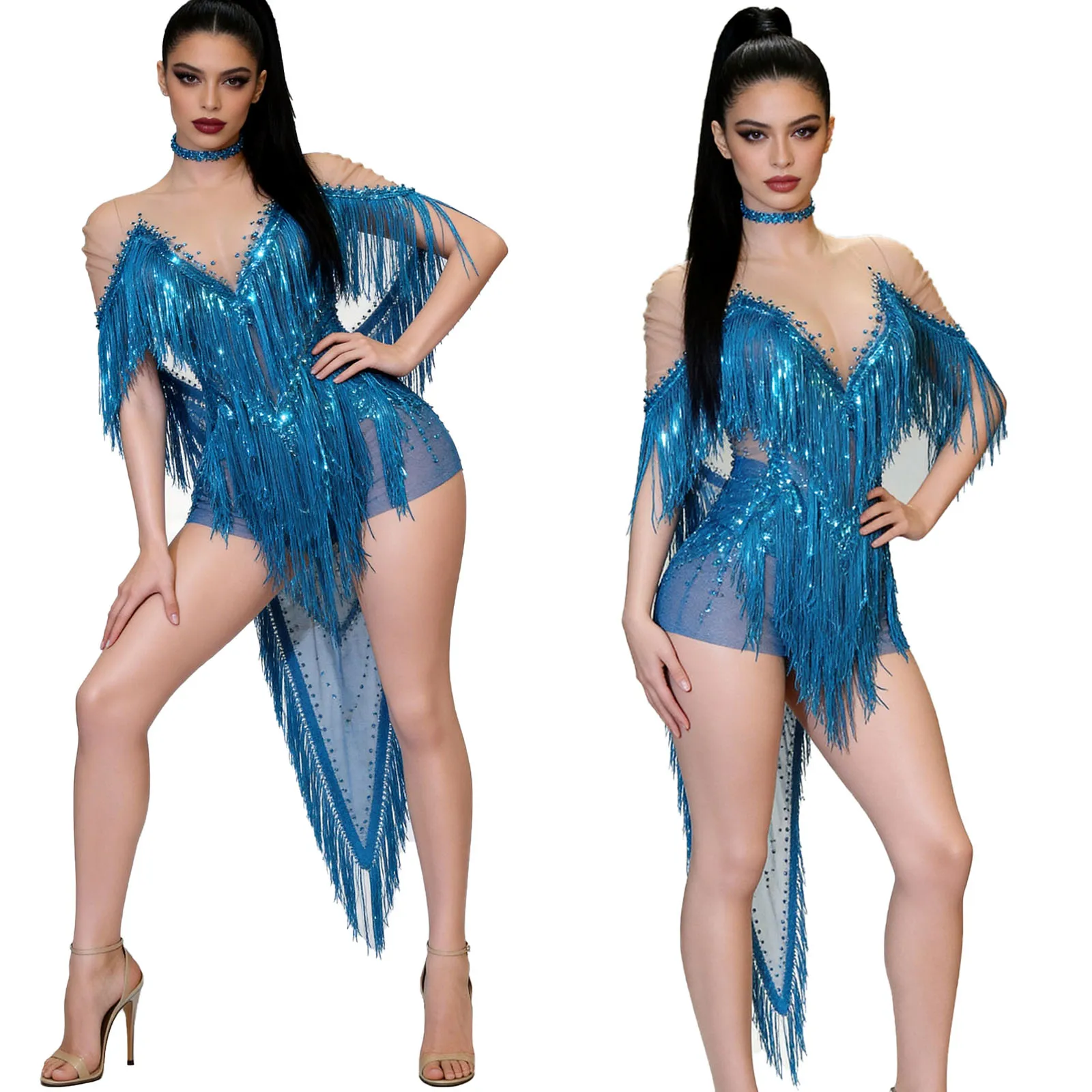 robe-de-soiree-elegante-en-gaze-transparente-avec-franges-en-strass-bleus-robe-de-cocktail-pour-femmes-tenue-de-soiree-de-bal-ou-de-boite-de-nuit