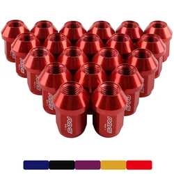 Random Color Wheel Nuts M12*1.5 Six-Sided Center Hub Screw 7075-T6 Aluminum For Honda Toyota Mitsubishi Racing Performance