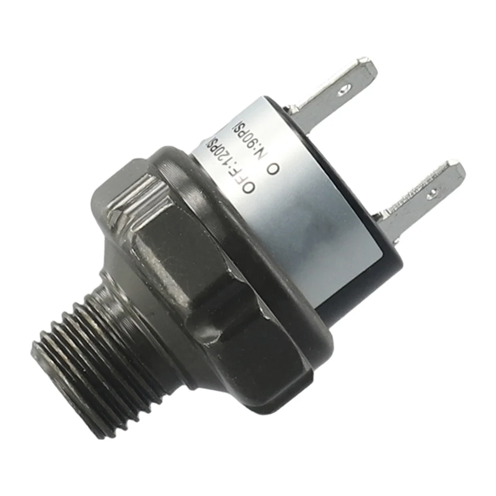 1pc 1/8inch NPT Air Pressure Switch 12V 24V Air Compressor Pressure Switch 70-100PSI/90-120PSI For Air Horns Train Horns