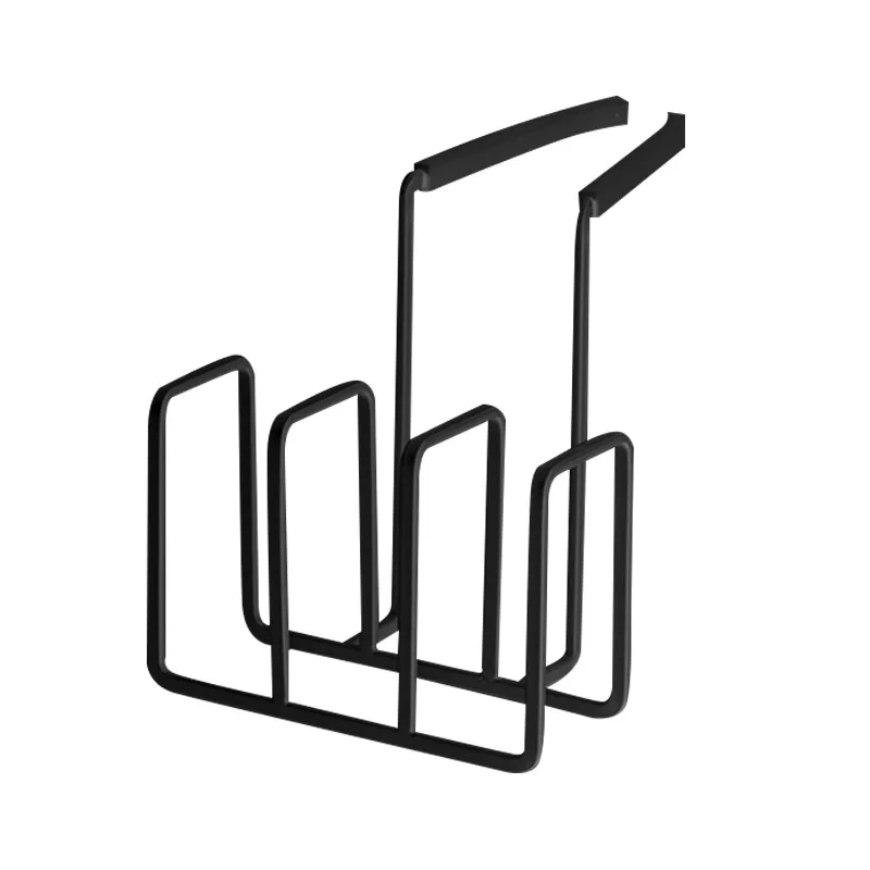 Kitchen Cleaning Pad Storage Rack Multi-functional Sponge Drain Tank Save Space Lattice Organization Holders