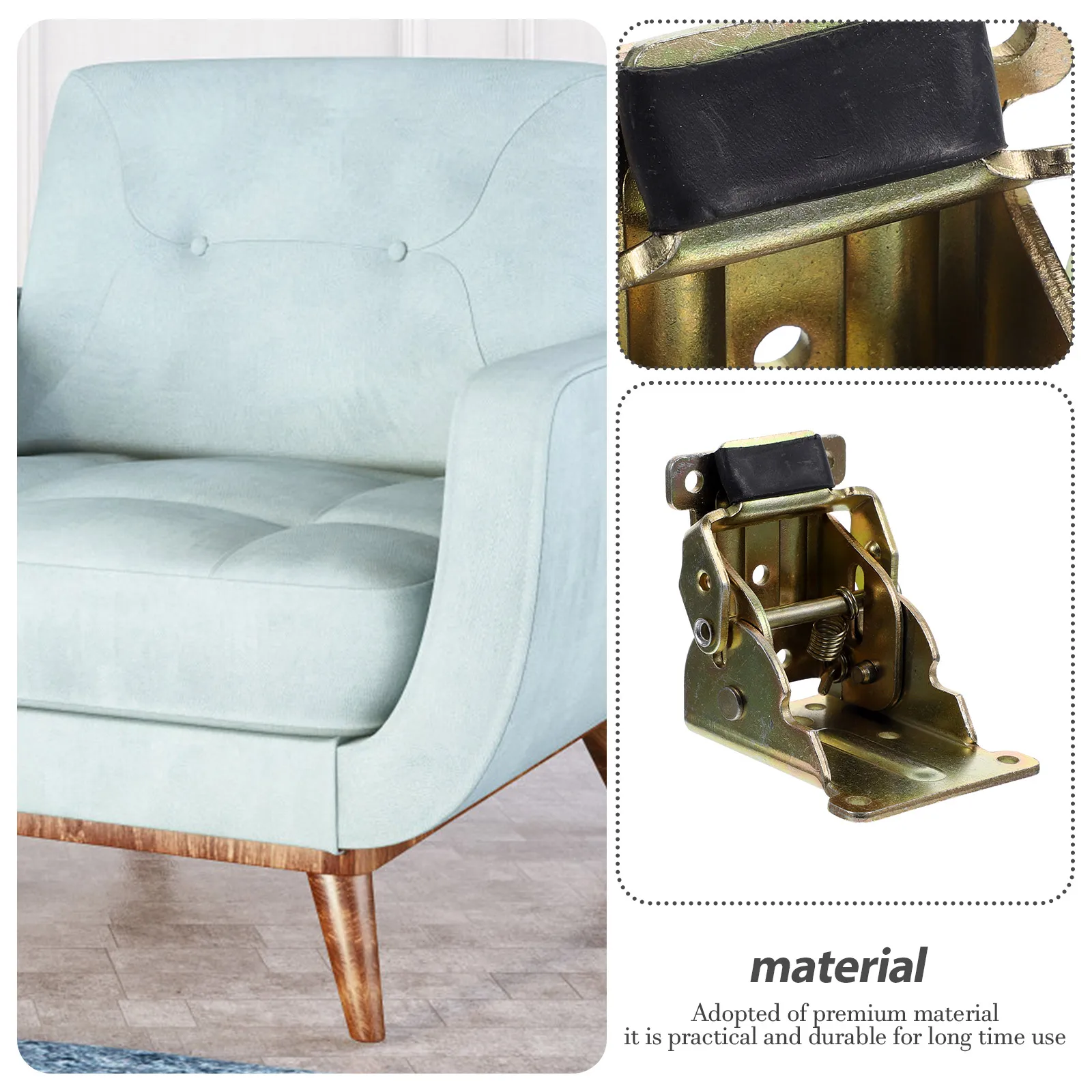 

Folding Hinge Leaf 90 Degree Galvanized Furniture Hardware Accessories Bed Table Connection locking hinges door