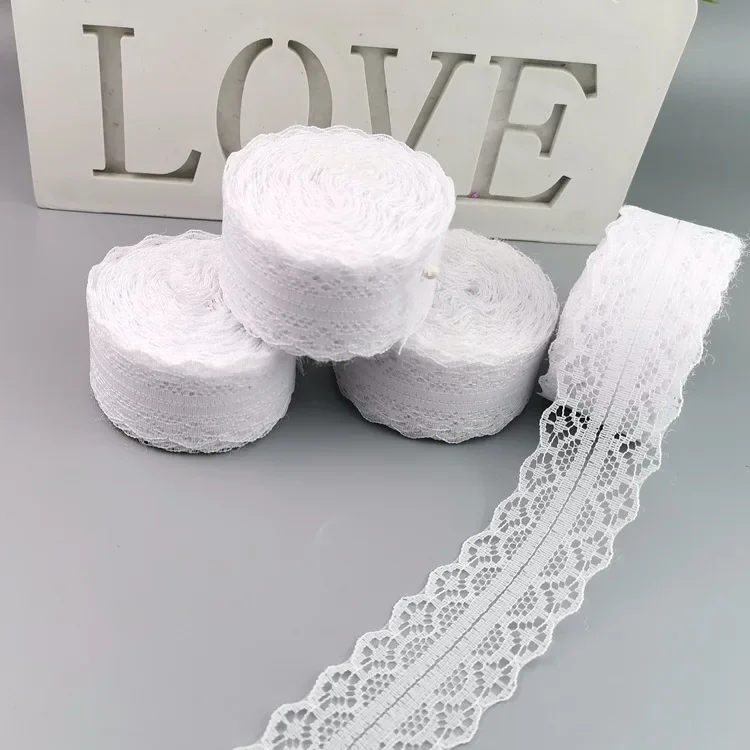 شريط دانتيل من القماش ، شريط دانتيل للخياطة ، عرض 3 ، أبيض ، عيد الميلاد ، تصنعه بنفسك ، ملابس ، 10 أمتار لكل لفة