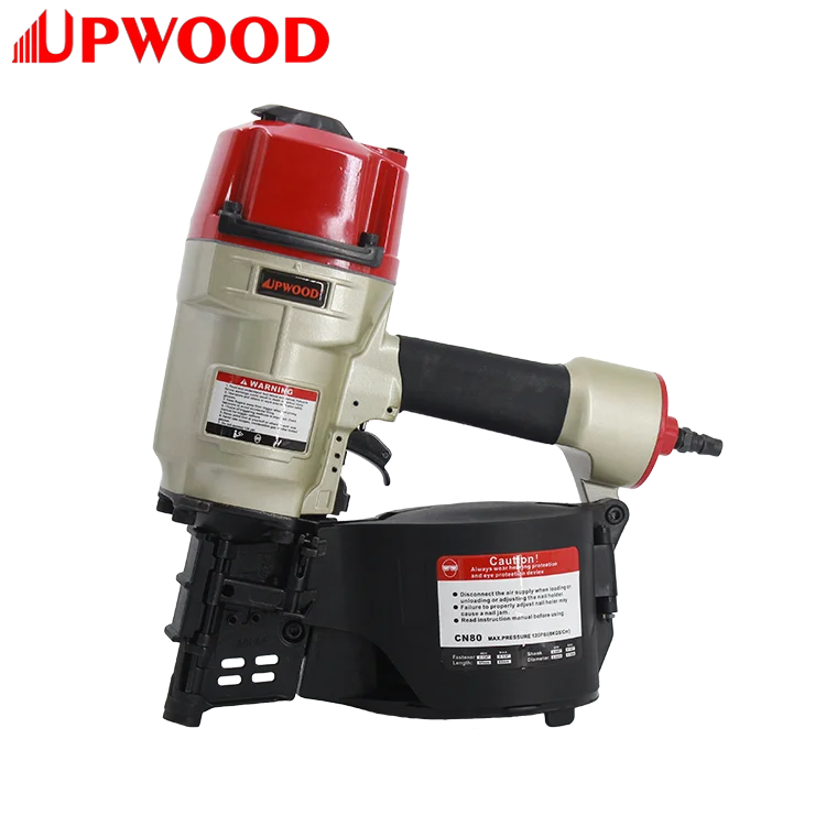 

UPWOOD CN80 Construction Pneumatic Roofing Coil Nailer Other Power Tools Air Coil Nail Gun