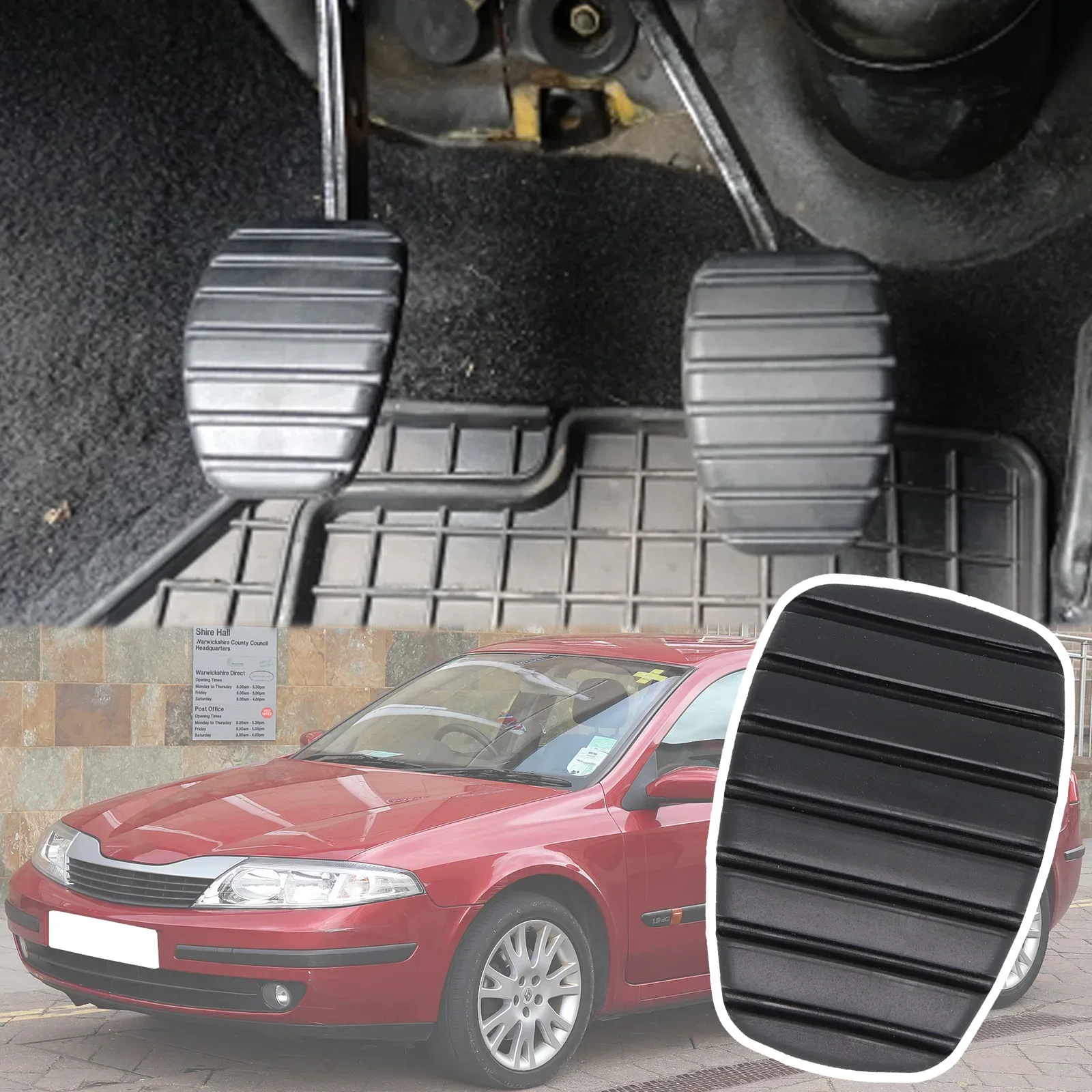 고무 브레이크 클러치 풋 페달 패드 커버 Renault Laguna 2 X74 X91 2001 2002 2003 2004 2005 2006 2007 2008 2009 2010 - 2015