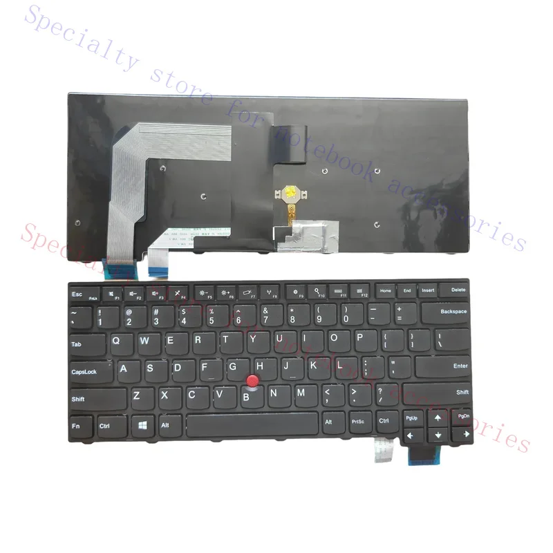 New US for Lenovo ThinkPad T460S T460P T470S T470P 13 2nd Gen/S2 2016/S2 2017 Keyboard US Without Backlight